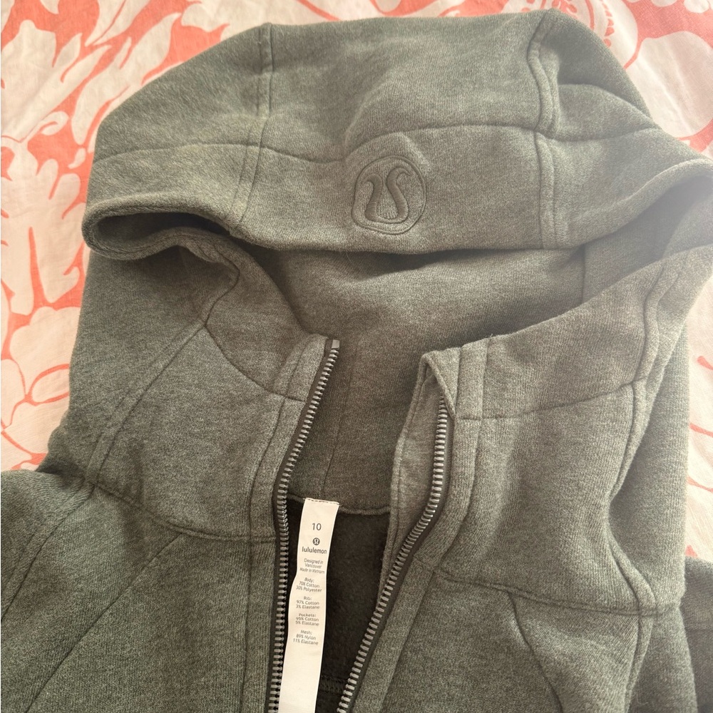 Lululemon Athletica Taupe Zip-Up Jacket